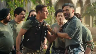 Welcome To The Jungle Teaser: Suniel Shetty Fires Multiple Rounds At Akshay Kumar During Chaotic Film Shoot - WATCH