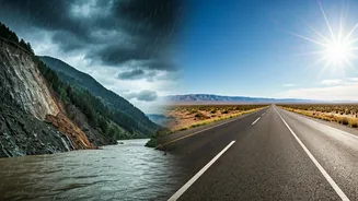 Rain Risks Make Dry Routes More Attractive