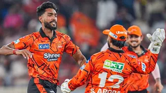 SRH's Praful Hinge floors RR with magical three-wicket first over