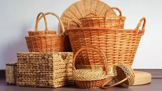 Smart Ways To Transform Plain Living Spaces Using Textured Handmade Woven Baskets Today