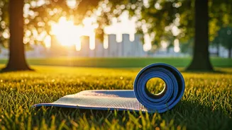 Outdoor Sunrise Yoga Meets Pop Up Across City Parks