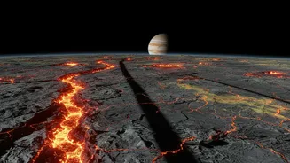 A Volcanic Moon Holds More Buried Warmth Than Surface Images Show