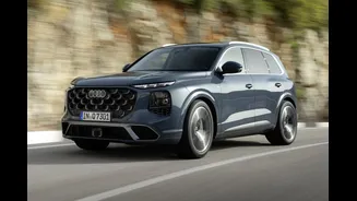 Novo Audi Q7 tem suspensão com GPS e projeta setas no chão