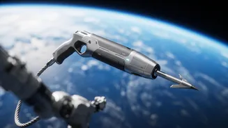 How Laser Harpoons And Magnetic Nets Prevent Satellite Collisions In Earth Orbit