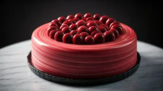 This Aesthetic DIY Fusion Cherry Fruit Cake Is Elite