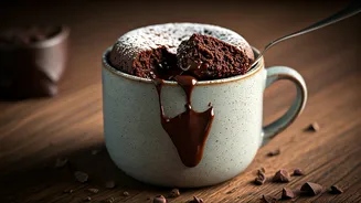 The Most Shared Double Chocolate Lava Mug Cake Tutorial