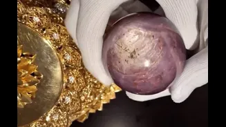 A ‘Star Of Pure Land’ Is Born: Sri Lanka Reveals Rare 3,536-Carat Purple Sapphire