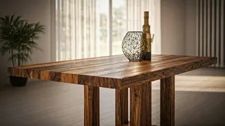 Upcycled Wooden Table Designs Dominate Modern Interior Reels