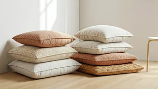 Swap Giant Sectionals For Cozy Natural Fiber Cushion Setups