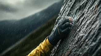 Adventure Lovers Are Trying Rainy Rock Climbs