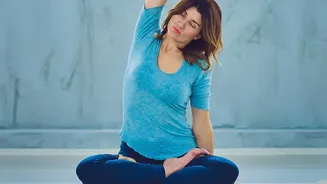 Yoga Asanas For Posture Relief Easy Movements To Undo Shoulder Rounding And Back Strain