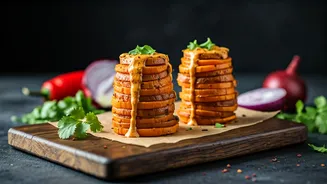 Sweet Potato Stacks: A Spicy Flavor Journey
