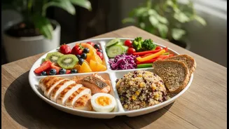 A Healthy Diet Needs Enough Nutrition Without Too Much Of Any One Thing