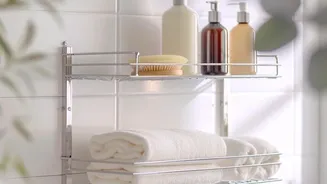 Hang Towels with Space Between Them for Airflow