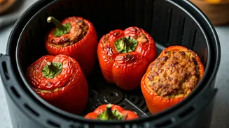 Stuffed Bell Peppers Taste Better In The Air Fryer
