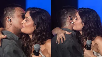 Sophie Charlotte e Xamã chamam atenção com química em show de'Três Graças'