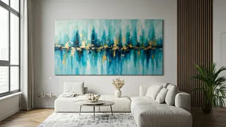 Big Art Canvas Pieces Rebrand Urban Apartments Into Sanctuaries