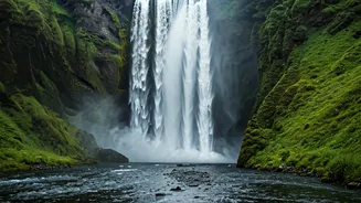 Reverse Waterfalls Are Nature's Most Incredible Monsoon Trick