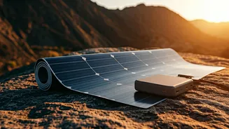 Carry Ultra-Thin Solar Sheets For Rugged Off-Grid Device Charging