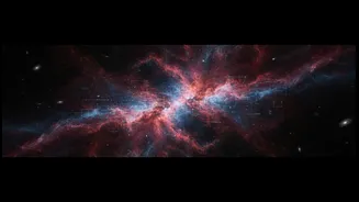 Red-White-Blue Space Images Have A Data Twist