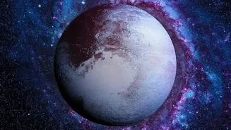 Pluto's Dark Patches Resemble Wet Streaks on Earthly Glaciers