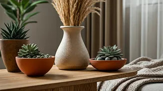 How To Introduce Grounded Earthenware Elements To Living Areas
