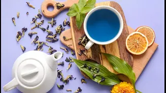 How to make butterfly pea tea? Check out the entire process