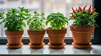 4 Foolproof Herbs For Your Monsoon Apartment Windowsill Garden