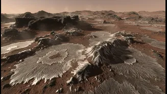 Martian Frost Can Form, Disappear And Leave Visible Surface Patterns