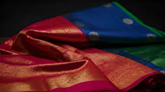 Madhuri Dixit's Timeless Grace in Desi Weaves