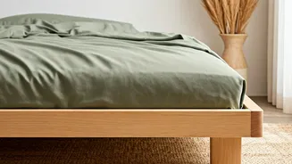 Pair Low-Profile Wooden Platform Beds With Organic Soft Cotton Sheets