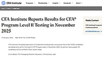 CFA Level 2 November 2025 Results Released At cfainstitute.org; Pass Percentage Falls To 42%
