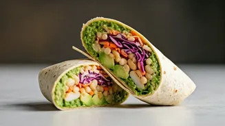 The Ultimate Anti-Inflammatory Wrap: Creamy Avocado, White Beans & Tangy Slaw