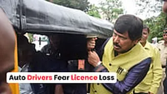 Mumbai Rickshaw Drivers Fear Licence Loss Over Marathi Rule, RPI Leader Ramdas Athawale Says ‘Language Should Unite, Not Punish’