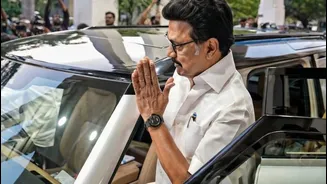 'You have funds...': Stalin to Vijay after TN oath ceremony