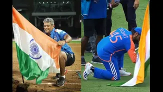 'Unbelievable': Amol Muzumdar Emulates Rohit Sharma's Iconic World Cup Flag Celebration | Watch