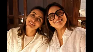 Shilpa Shirodkar Gets A New Year Surprise As Sister Namrata Joins Her In Dubai