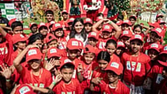 Isha Ambani Celebrates Early Christmas With 680 Children In Mumbai, Dons ₹20,500 Victorian-Style Top For Event