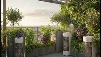 Balcony Garden Makeovers Now Include Self-Watering Planter Solutions