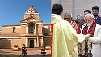 PM Modi Celebrates Christmas At Delhi's Cathedral Church Of The Redemption: Insights And History