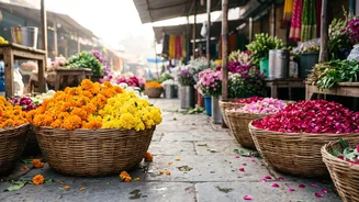 Major flower markets combine wholesale trade with striking early-morning colour Raises A Practical Question: Working markets differ from curated fl...
