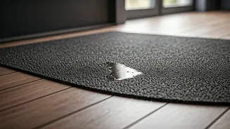 Keep Mud Outside Using Minimalist Diatomaceous Earth Entryway Mats