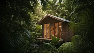 Cozy Secluded Eco-Cabins Offer Supreme Backwater Privacy For Couples