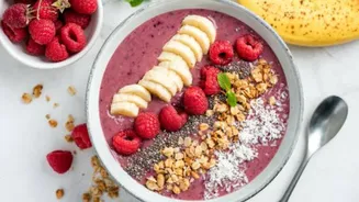 Swap your morning cereal for beetroot smoothie bowls