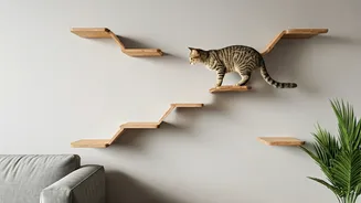 Apartment Cat Owners Drive Trends With Vertical Wooden Wall Bridges