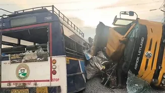 Hyderabad accident: 24 dead, several injured after tipper truck collides with public transport bus