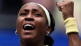 Coco Gauff reaches US Open semi-finals with Mirra Andreeva scalp