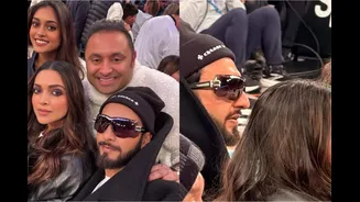Ranveer Singh Enjoys NBA Match In NYC With Deepika Padukone Amid Dhurandhar Success | Viral Photos