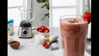 Trying To Lose Weight? This 5-Minute Protein Shake Has Cocoa And Strawberries