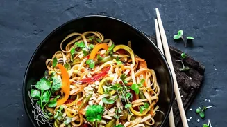 How A Squeeze Of Almond Butter Sauce Can Upgrade Savoury Asian Noodle Bowls